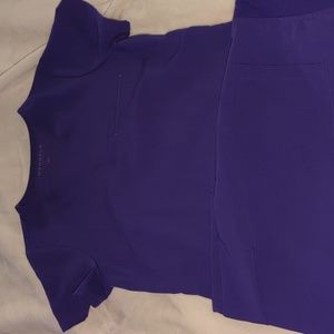 Mandala grape/dark purple scrub set